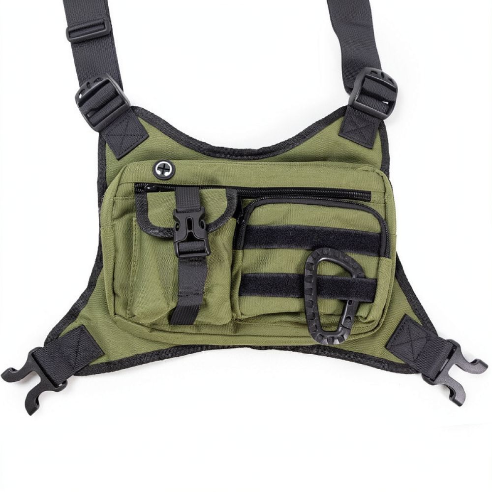 حقيبة صدر تكتيكية للرجال، مصنو - مراجعة Outdoor Sport Climbing Gear وسعره