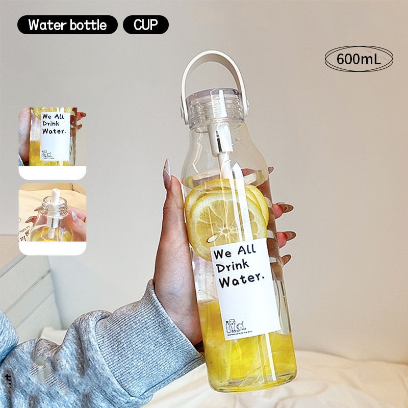 زجاجة مياه زجاجية سميكة سعة 60 - مراجعة Outdoor Sport Glass Water Bottle وسعره